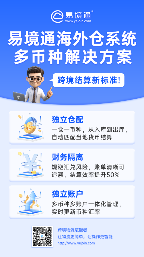 歐洲多幣種結(jié)算太難？易境通讓海外倉(cāng)結(jié)算省心又高效！